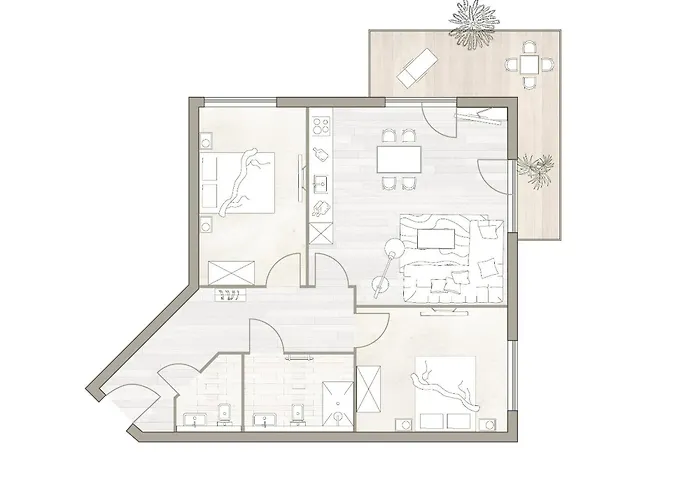 Apartmán Binnendiek Haus 2 4 Böhl